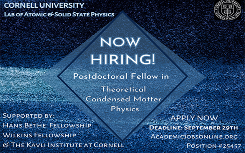 Decorative poster for KIC theory postdoctoral fellowship.